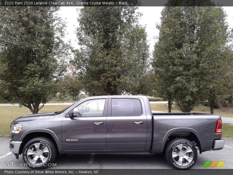 Granite Crystal Metallic / Black 2020 Ram 1500 Laramie Crew Cab 4x4