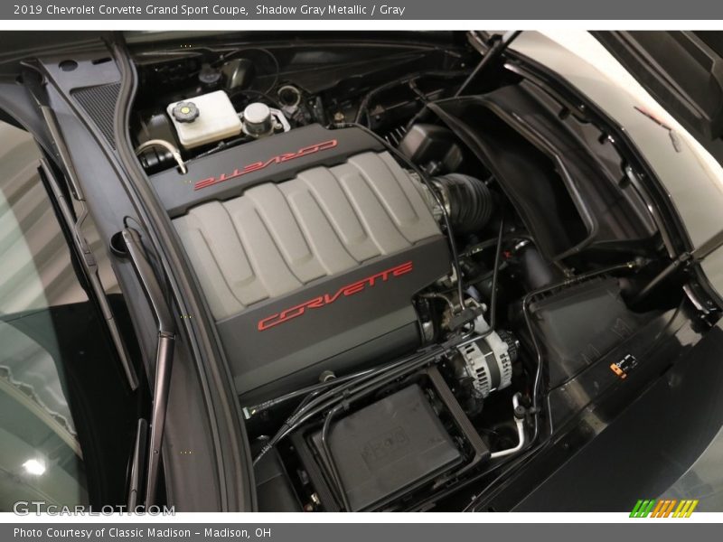 Shadow Gray Metallic / Gray 2019 Chevrolet Corvette Grand Sport Coupe