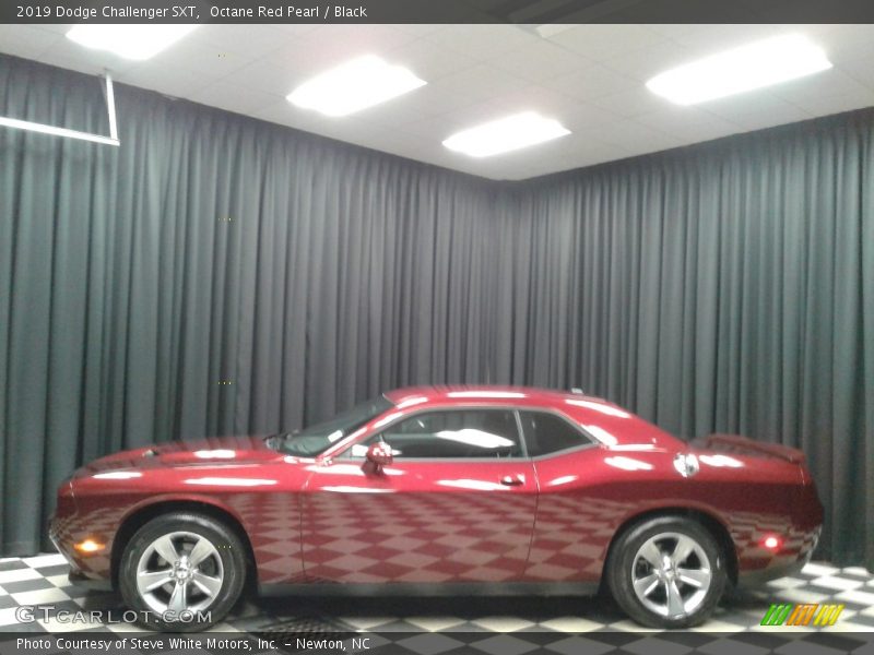 Octane Red Pearl / Black 2019 Dodge Challenger SXT