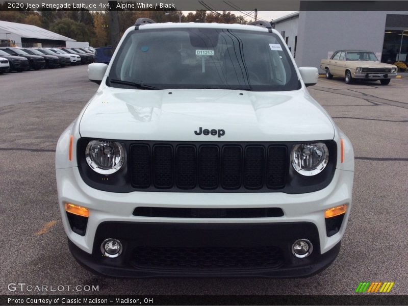 Alpine White / Black 2020 Jeep Renegade Latitude 4x4