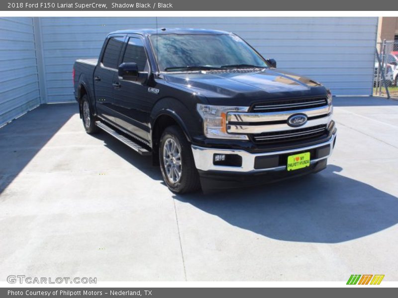 Shadow Black / Black 2018 Ford F150 Lariat SuperCrew