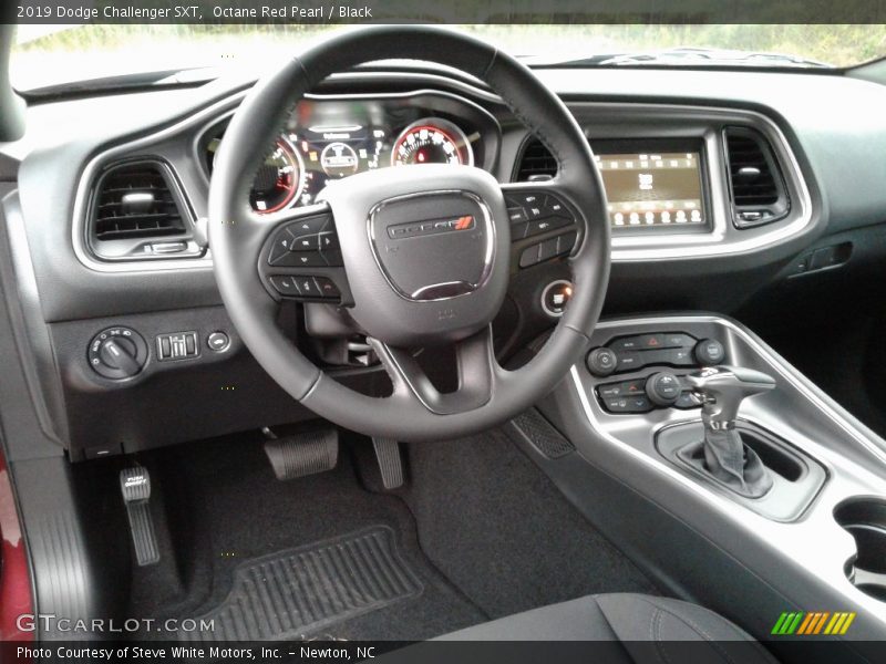 Octane Red Pearl / Black 2019 Dodge Challenger SXT