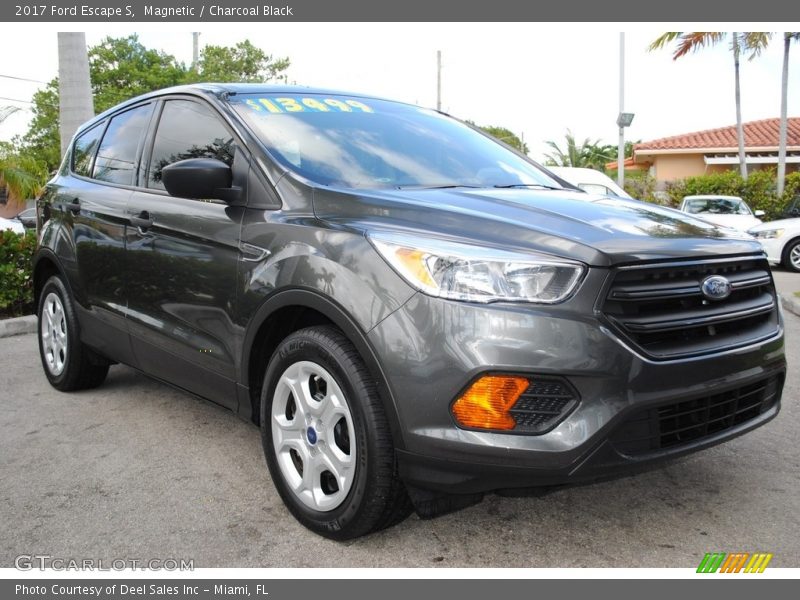 Magnetic / Charcoal Black 2017 Ford Escape S