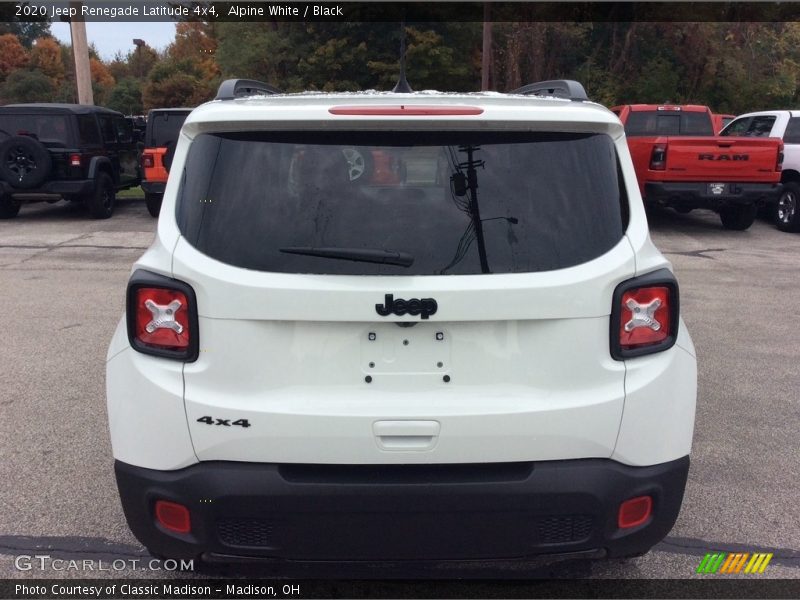 Alpine White / Black 2020 Jeep Renegade Latitude 4x4