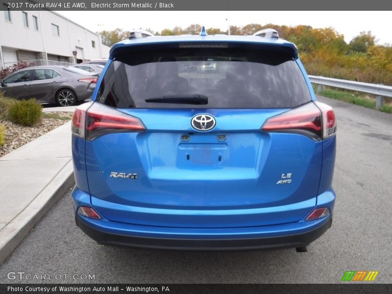 Electric Storm Metallic / Black 2017 Toyota RAV4 LE AWD