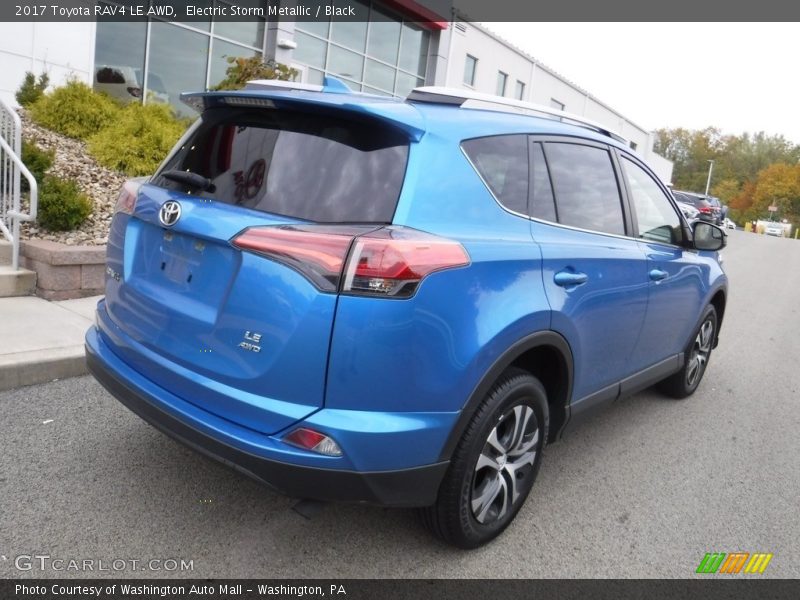 Electric Storm Metallic / Black 2017 Toyota RAV4 LE AWD