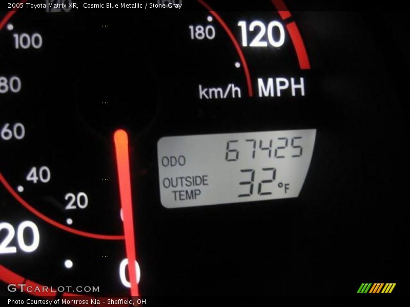 Cosmic Blue Metallic / Stone Gray 2005 Toyota Matrix XR