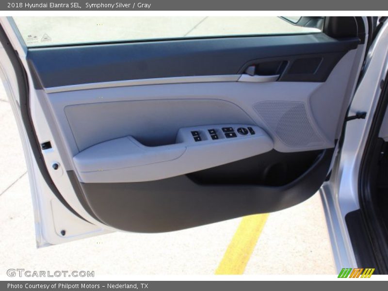 Symphony Silver / Gray 2018 Hyundai Elantra SEL