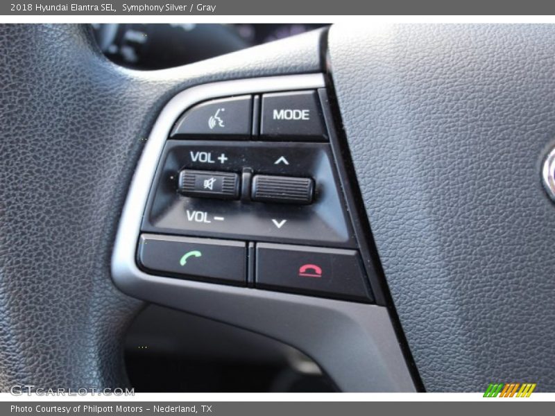 Symphony Silver / Gray 2018 Hyundai Elantra SEL