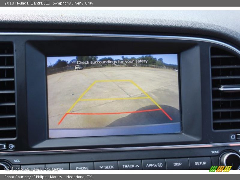 Symphony Silver / Gray 2018 Hyundai Elantra SEL