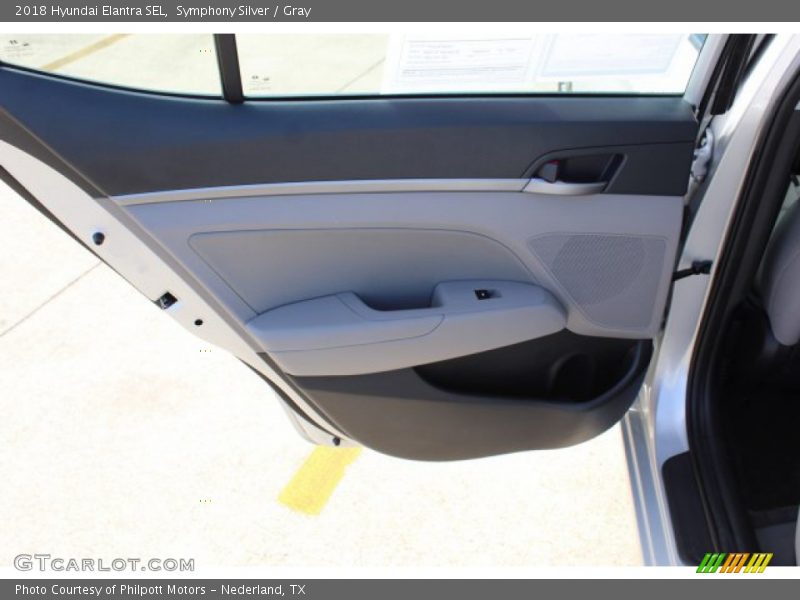 Symphony Silver / Gray 2018 Hyundai Elantra SEL