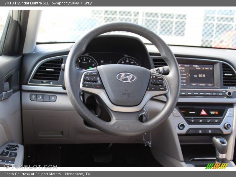 Symphony Silver / Gray 2018 Hyundai Elantra SEL