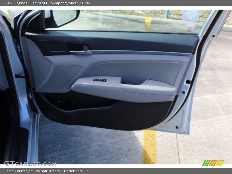Symphony Silver / Gray 2018 Hyundai Elantra SEL