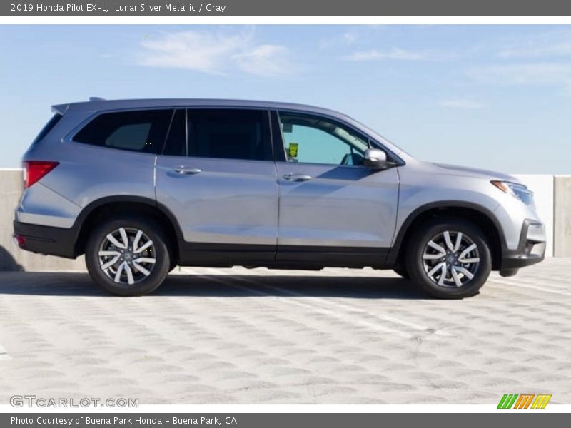 Lunar Silver Metallic / Gray 2019 Honda Pilot EX-L