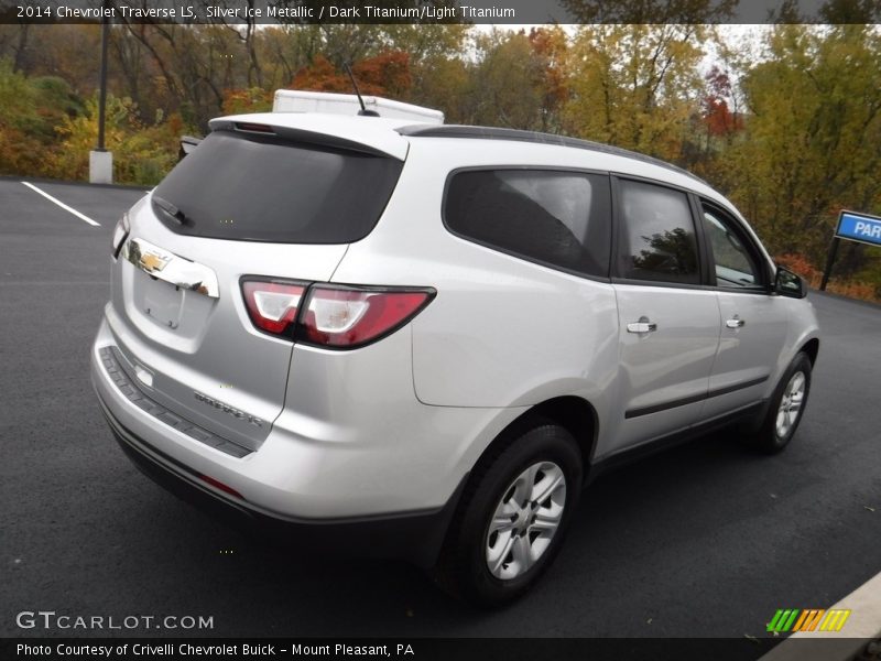 Silver Ice Metallic / Dark Titanium/Light Titanium 2014 Chevrolet Traverse LS