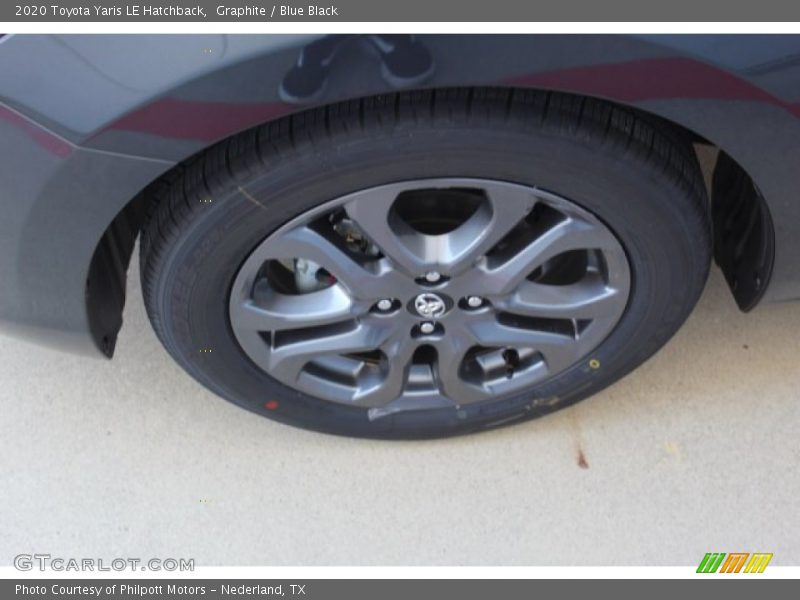 Graphite / Blue Black 2020 Toyota Yaris LE Hatchback