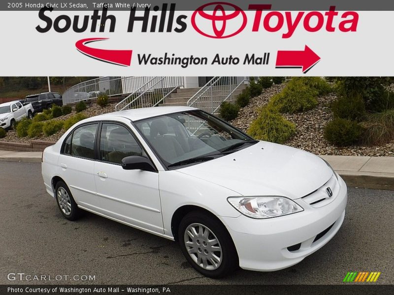 Taffeta White / Ivory 2005 Honda Civic LX Sedan
