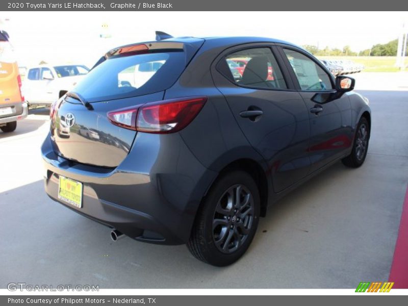 Graphite / Blue Black 2020 Toyota Yaris LE Hatchback