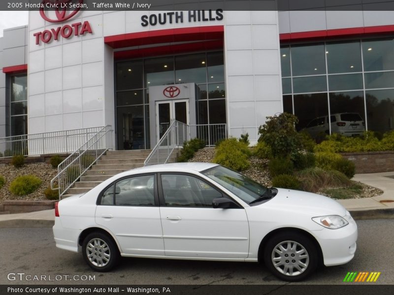 Taffeta White / Ivory 2005 Honda Civic LX Sedan