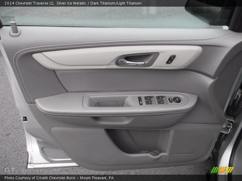 Silver Ice Metallic / Dark Titanium/Light Titanium 2014 Chevrolet Traverse LS