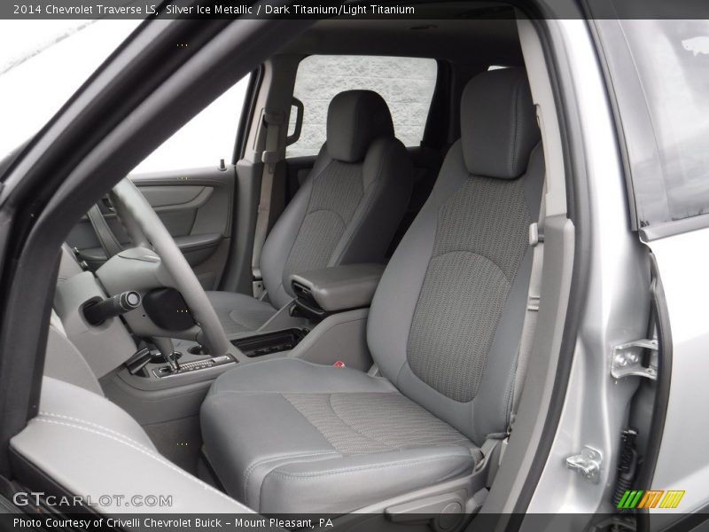 Silver Ice Metallic / Dark Titanium/Light Titanium 2014 Chevrolet Traverse LS