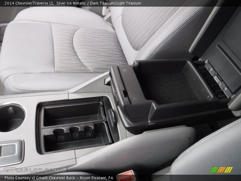 Silver Ice Metallic / Dark Titanium/Light Titanium 2014 Chevrolet Traverse LS