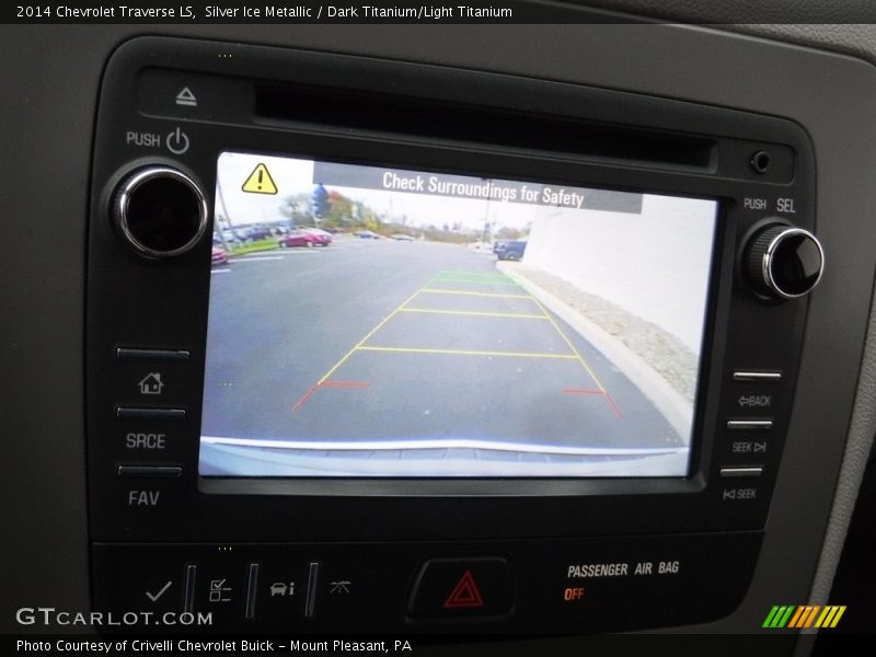 Silver Ice Metallic / Dark Titanium/Light Titanium 2014 Chevrolet Traverse LS