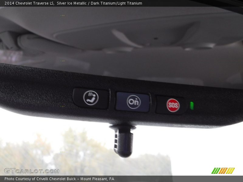 Silver Ice Metallic / Dark Titanium/Light Titanium 2014 Chevrolet Traverse LS