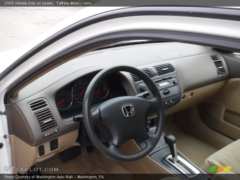 Taffeta White / Ivory 2005 Honda Civic LX Sedan