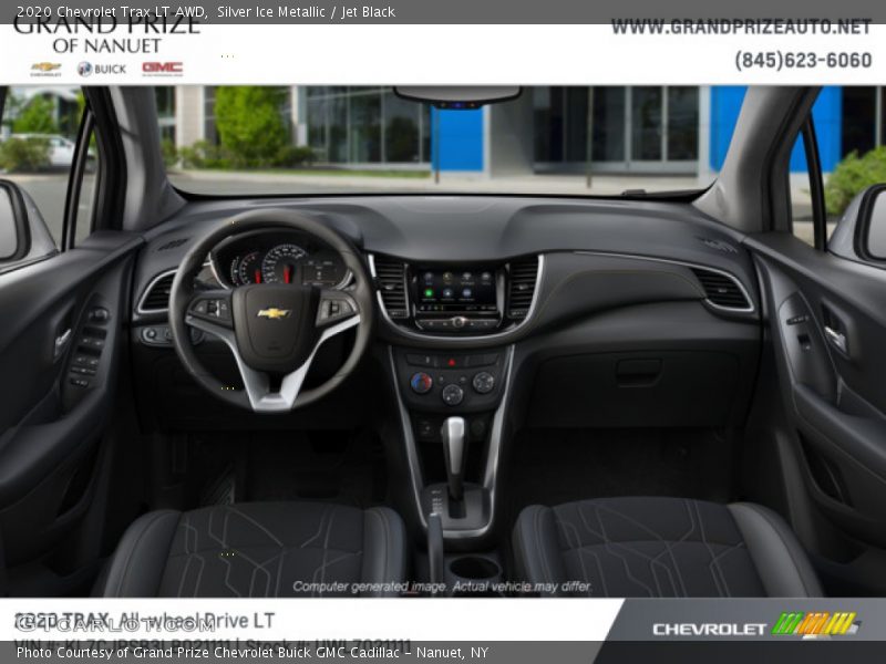 Silver Ice Metallic / Jet Black 2020 Chevrolet Trax LT AWD