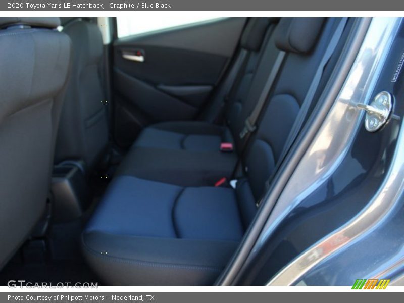 Graphite / Blue Black 2020 Toyota Yaris LE Hatchback