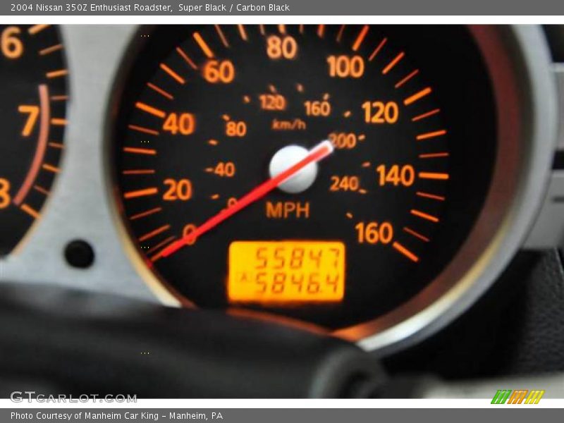 Super Black / Carbon Black 2004 Nissan 350Z Enthusiast Roadster