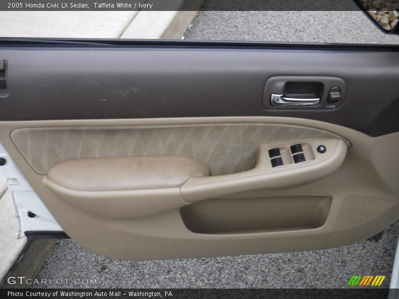 Taffeta White / Ivory 2005 Honda Civic LX Sedan