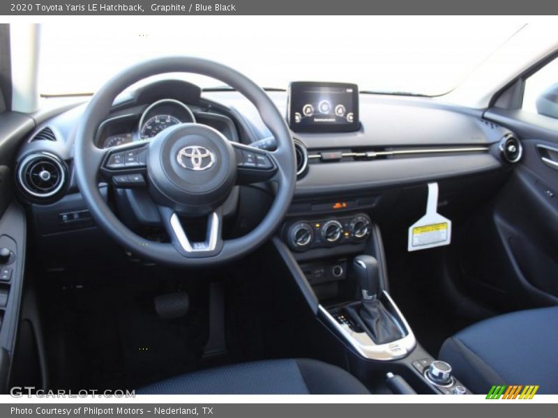 Dashboard of 2020 Yaris LE Hatchback