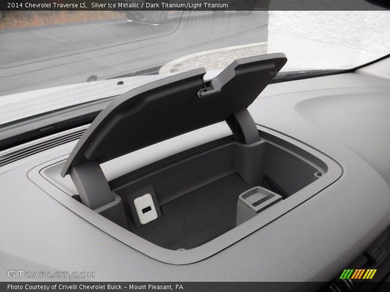 Silver Ice Metallic / Dark Titanium/Light Titanium 2014 Chevrolet Traverse LS