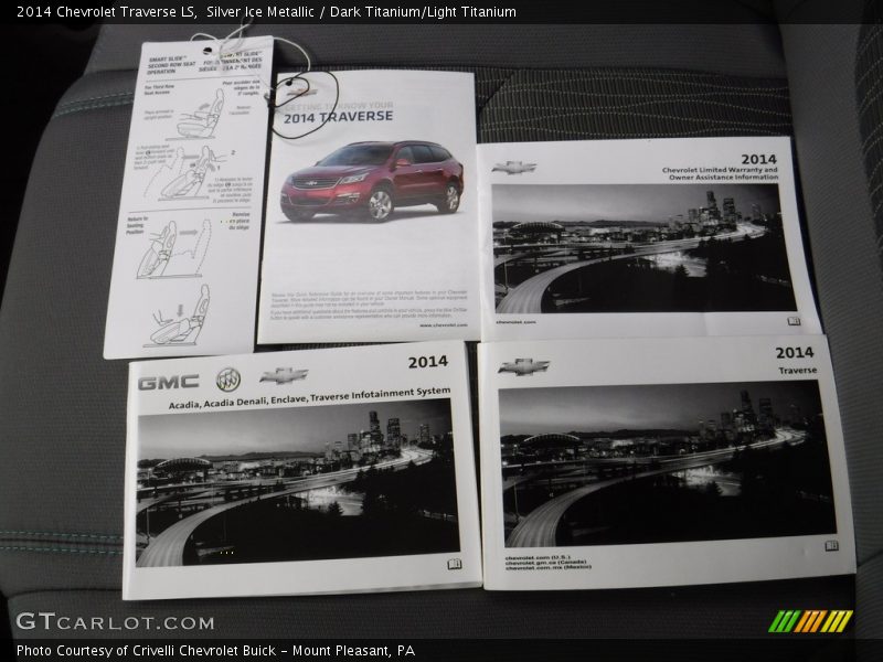 Silver Ice Metallic / Dark Titanium/Light Titanium 2014 Chevrolet Traverse LS