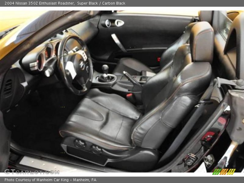 Super Black / Carbon Black 2004 Nissan 350Z Enthusiast Roadster