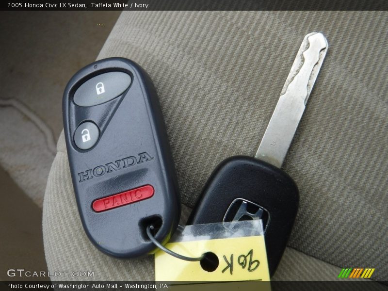 Taffeta White / Ivory 2005 Honda Civic LX Sedan