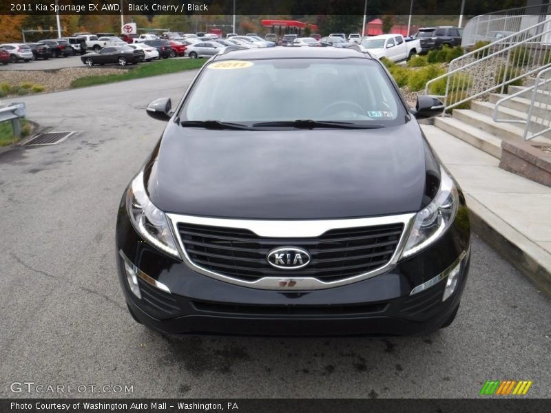 Black Cherry / Black 2011 Kia Sportage EX AWD