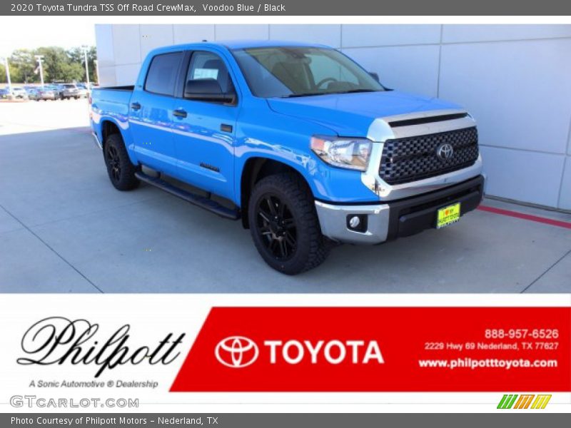 Voodoo Blue / Black 2020 Toyota Tundra TSS Off Road CrewMax