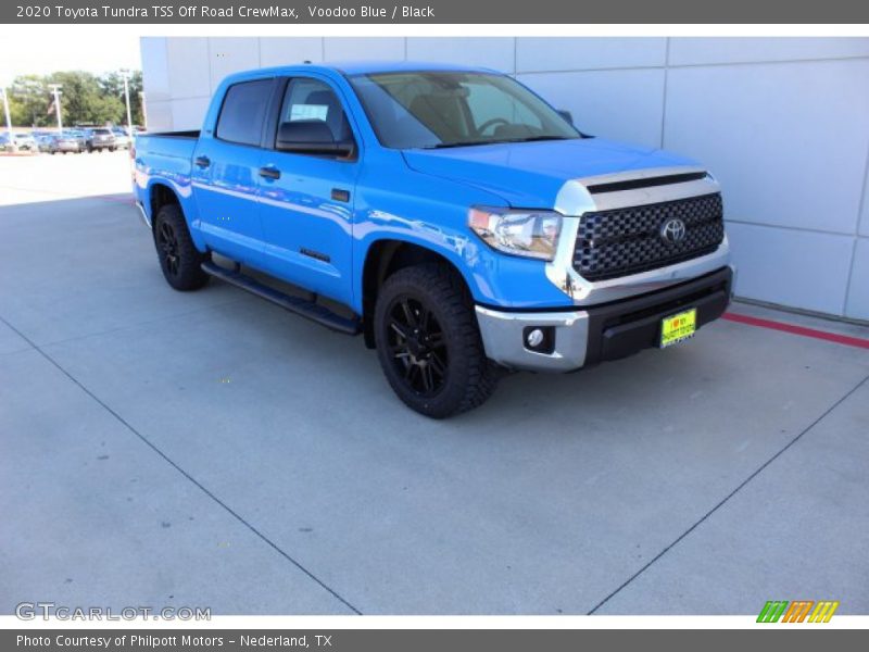 Voodoo Blue / Black 2020 Toyota Tundra TSS Off Road CrewMax