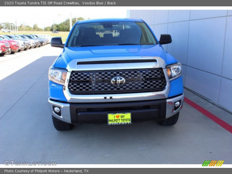 Voodoo Blue / Black 2020 Toyota Tundra TSS Off Road CrewMax