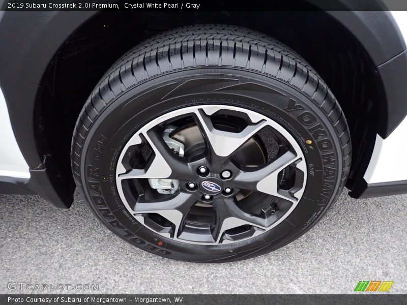 Crystal White Pearl / Gray 2019 Subaru Crosstrek 2.0i Premium