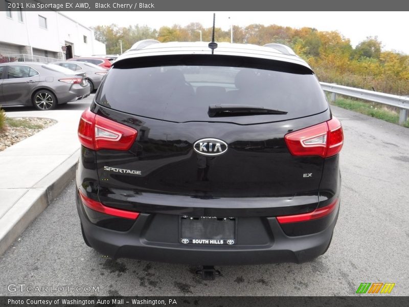 Black Cherry / Black 2011 Kia Sportage EX AWD