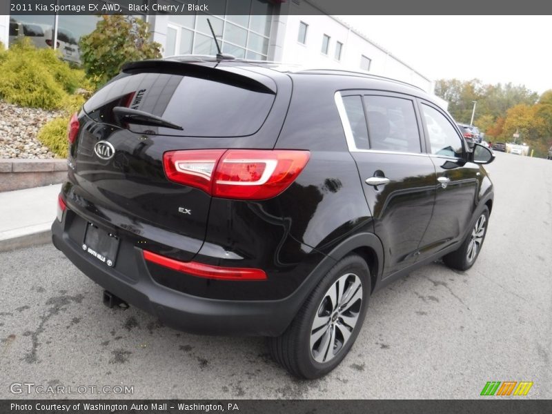 Black Cherry / Black 2011 Kia Sportage EX AWD