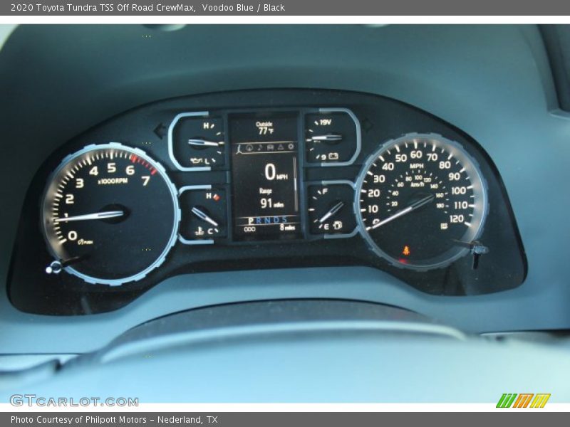 Voodoo Blue / Black 2020 Toyota Tundra TSS Off Road CrewMax