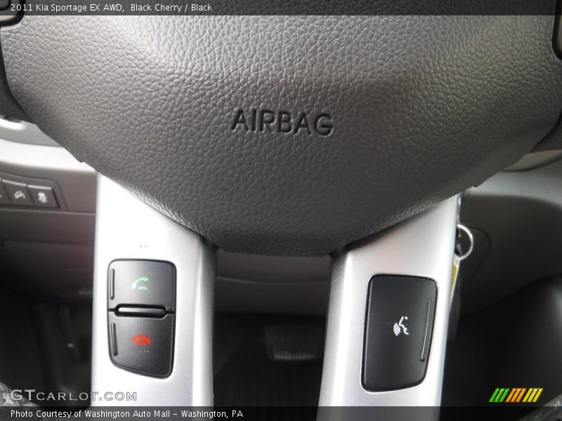 Black Cherry / Black 2011 Kia Sportage EX AWD