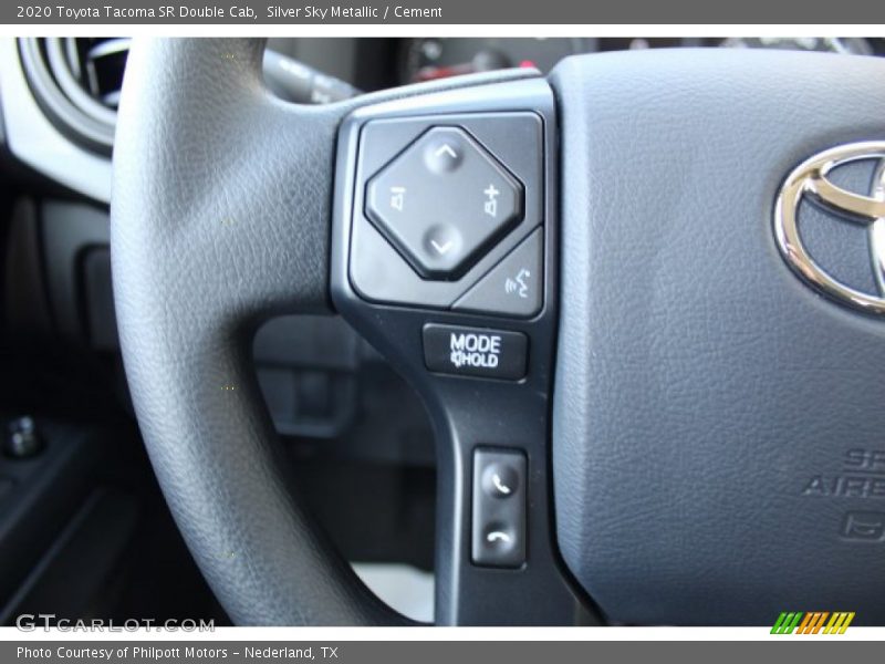 Silver Sky Metallic / Cement 2020 Toyota Tacoma SR Double Cab