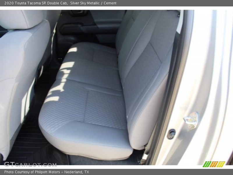 Silver Sky Metallic / Cement 2020 Toyota Tacoma SR Double Cab