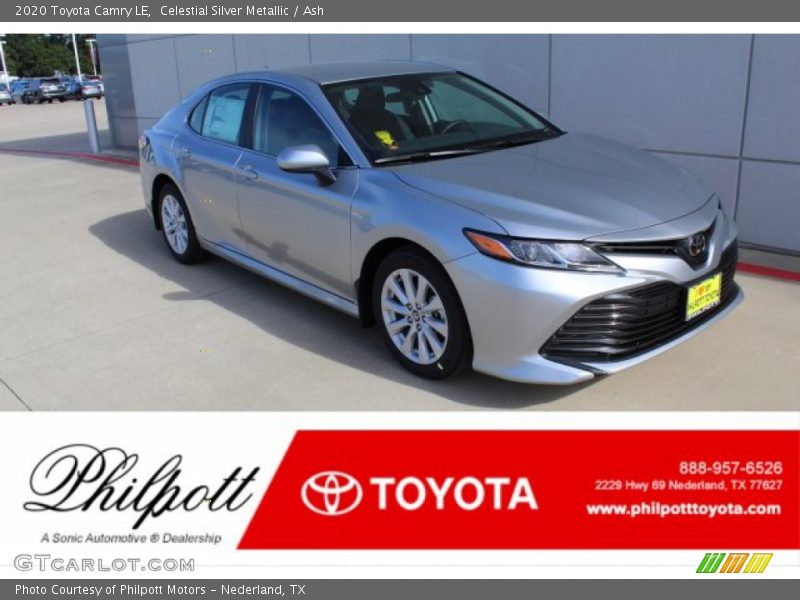 Celestial Silver Metallic / Ash 2020 Toyota Camry LE